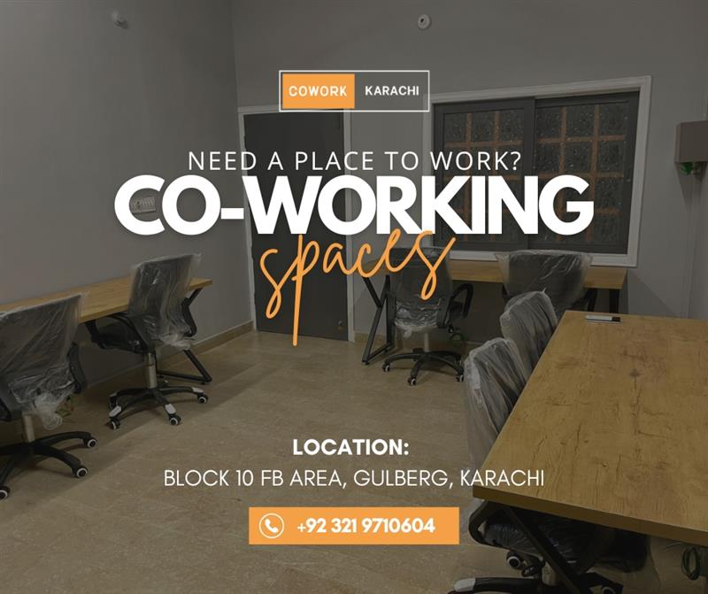 co working space office in karachi